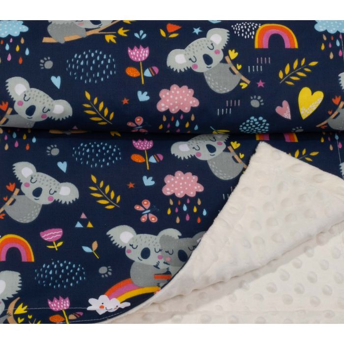 Bērnu pleds 100x75cm "Koala in Love"  bēšs