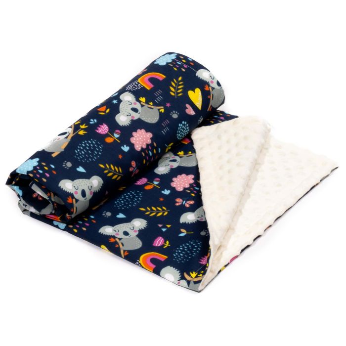 Bērnu pleds 100x75cm "Koala in Love"  bēšs
