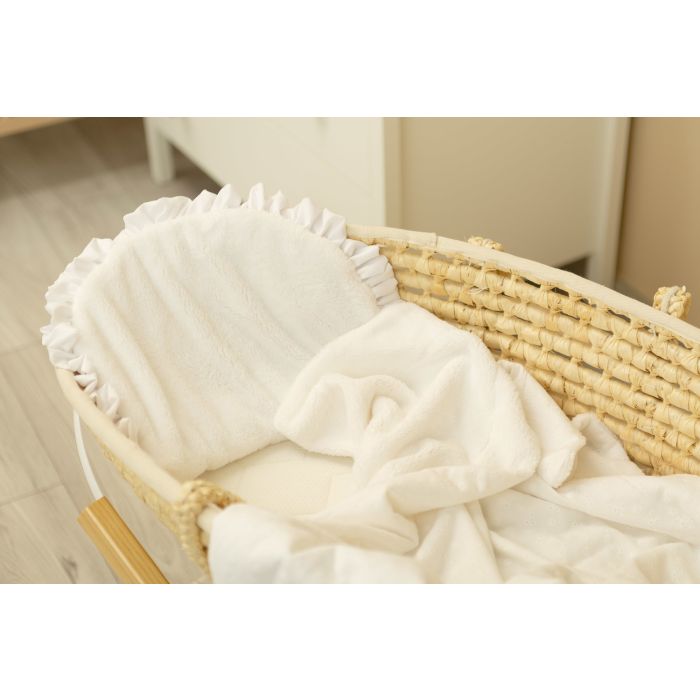 Bērnu pleds ar spilvenu "Soft cloud" 98x78 cm balts