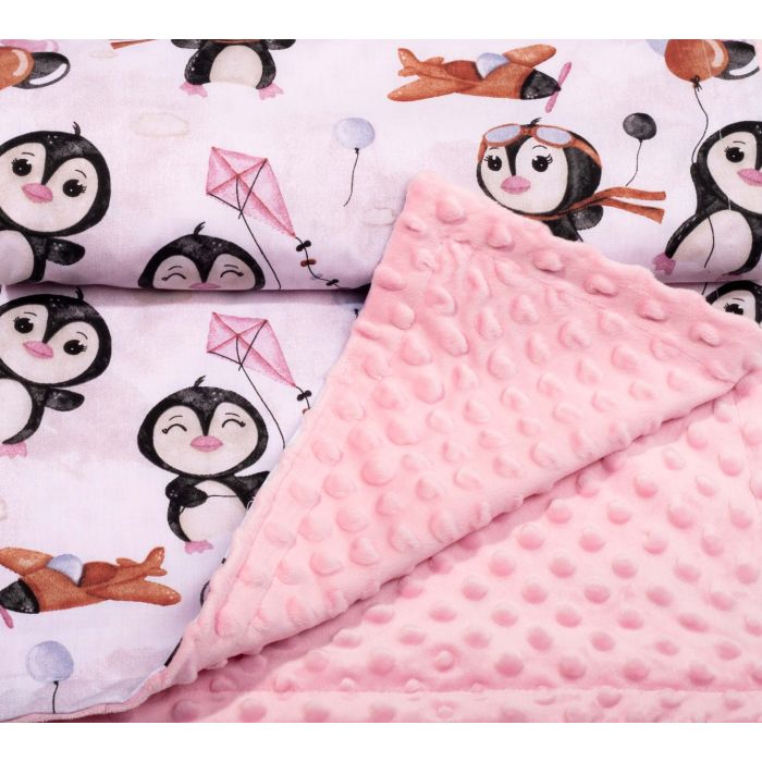 Bērnu pleds 100x75cm "Skipper" rozā