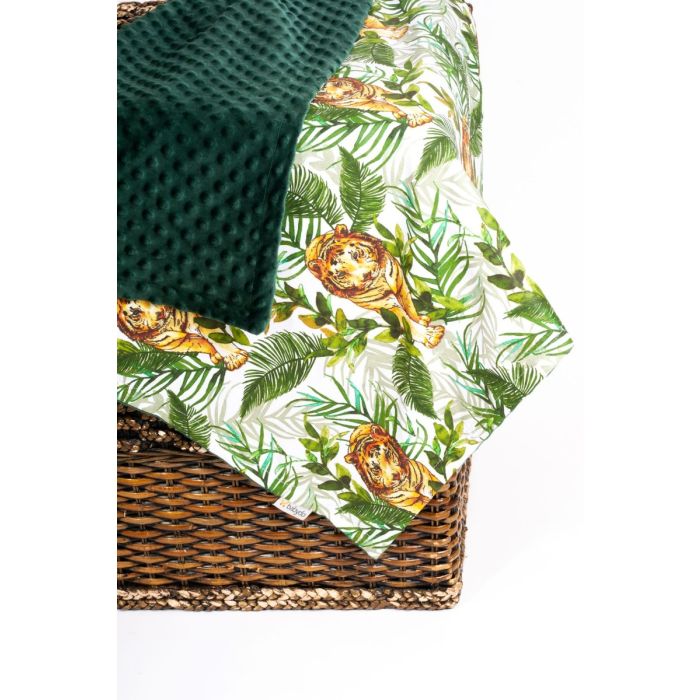 Bērnu pleds 100x75cm "Tiger" zaļš 