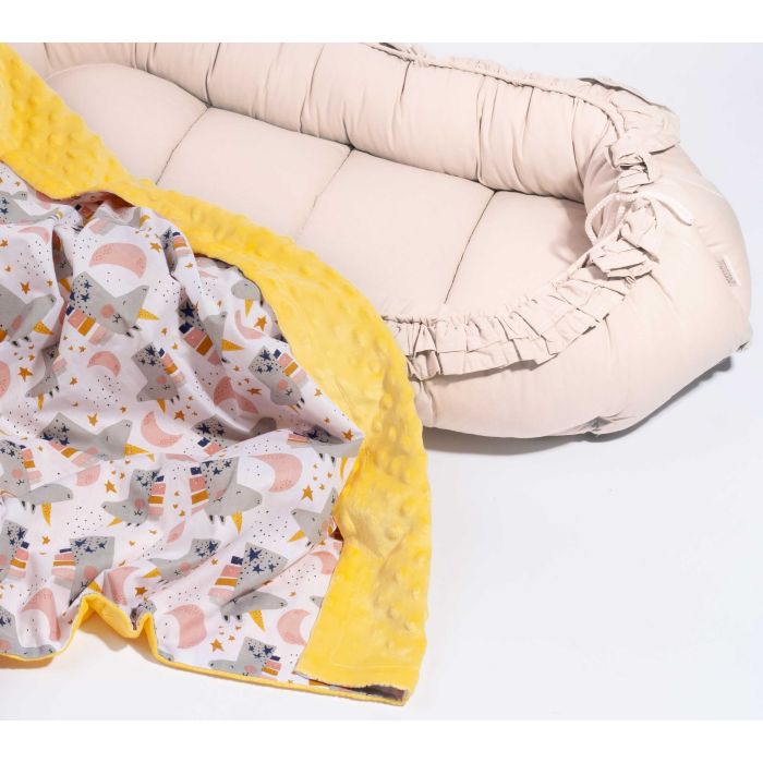 Bērnu pleds "Desert flame" 100x75cm dzeltens