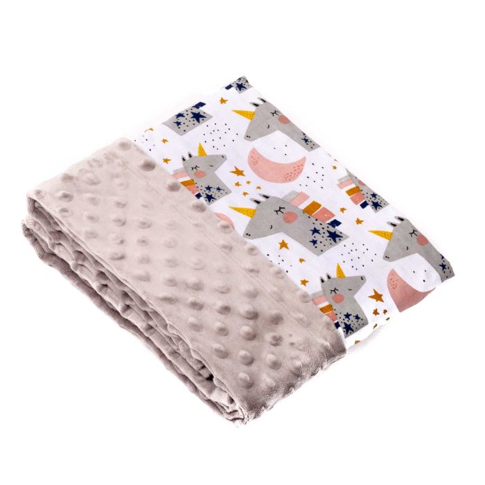 Bērnu pleds "Desert flame" 100x75cm pelēks