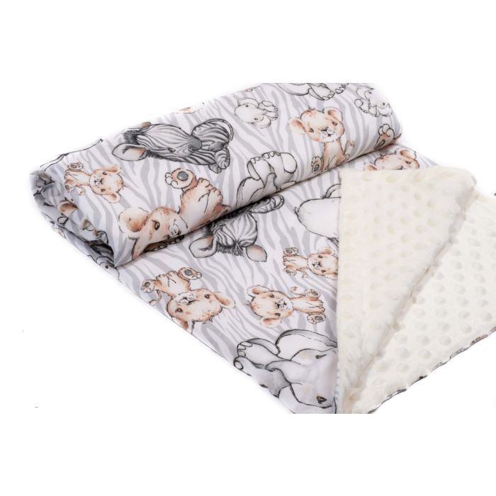 Bērnu pleds 100x75cm "Lion"  bēšs