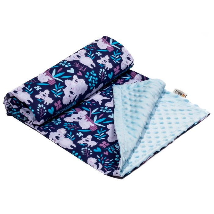 Bērnu pleds 100x75cm "Lucky bamboo" zils