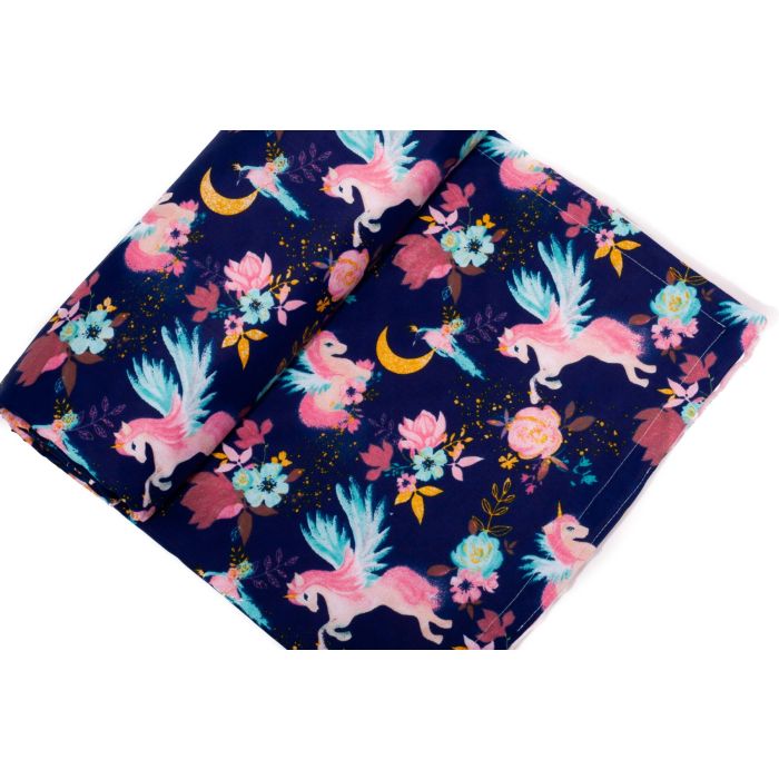 Bērnu pleds 100x75cm "Magic Unicorns" rozā