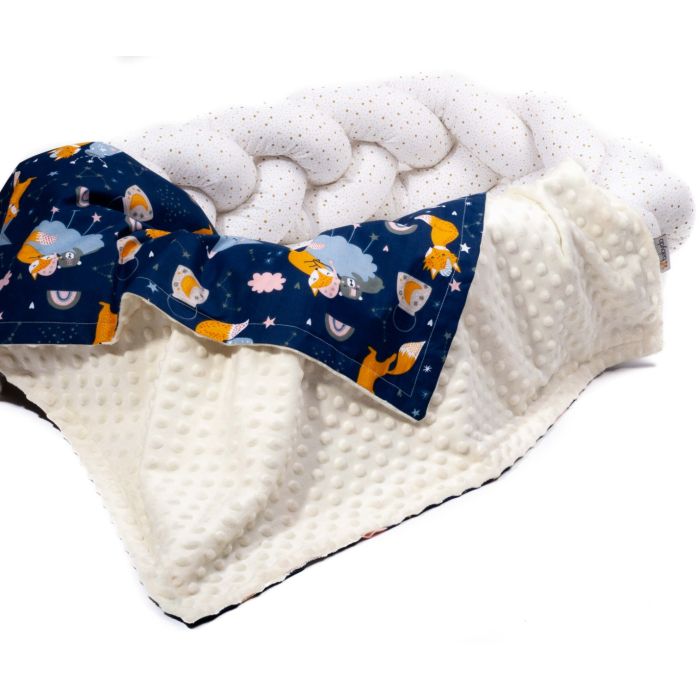 Bērnu pleds 100x75cm "Fox"  bēšs