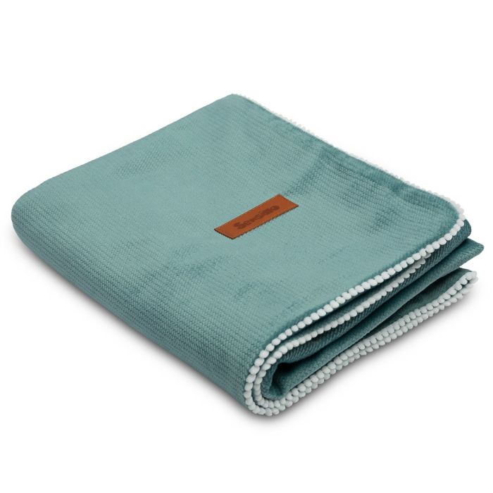 Bērnu pleds "Velvet+ green" 100x75cm