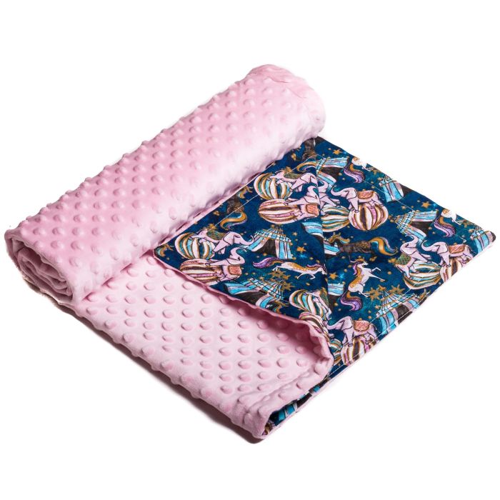 Bērnu pleds 100x75cm "Sweetheart" rozā