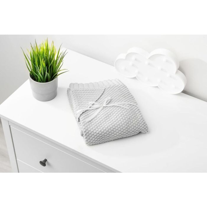 Megztas bambukinis pledukas kūdikiui 