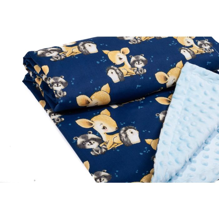 Bērnu pleds 100x75cm "Trio" zils 