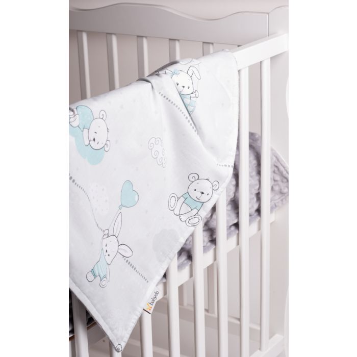 Bērnu pleds 100x75cm "Sweethearts" zaļš 