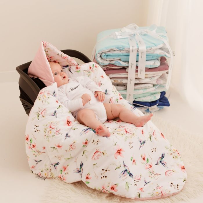 Autokrēsliņa guļammaiss "Colibri" 90x90 cm