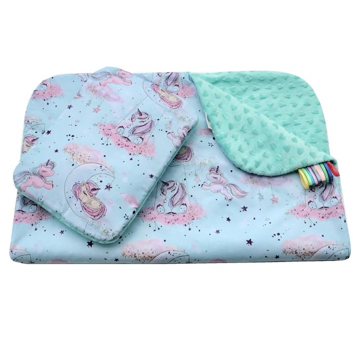 Pledukas ir pagalvė kūdikiui