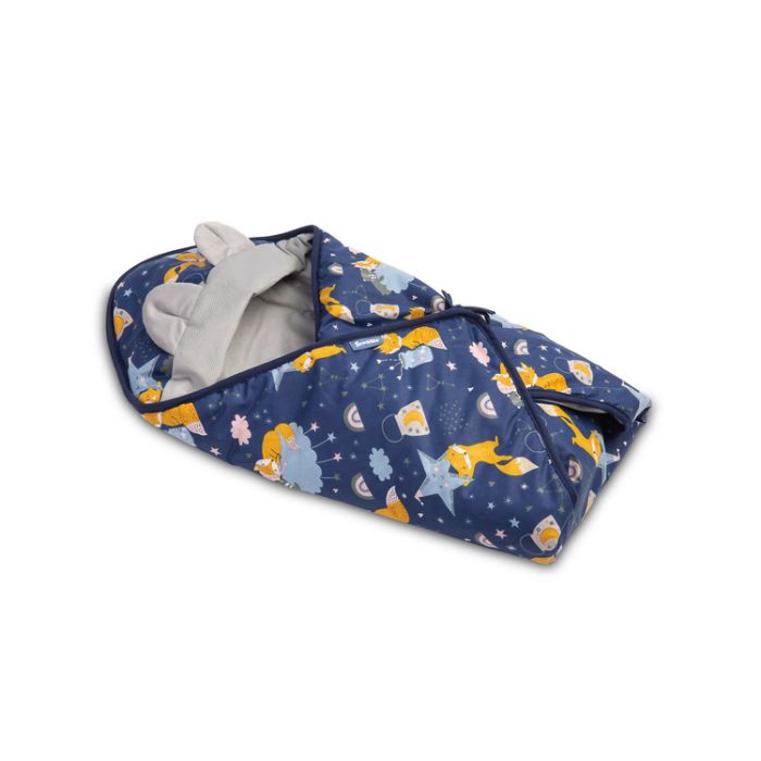 Autosēdeklīša guļammaiss "Foxes" 90x90 cm 