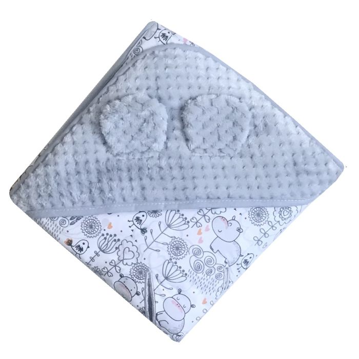 Autosēdeklīša guļammaiss "Forest" 80x80 cm pelēks