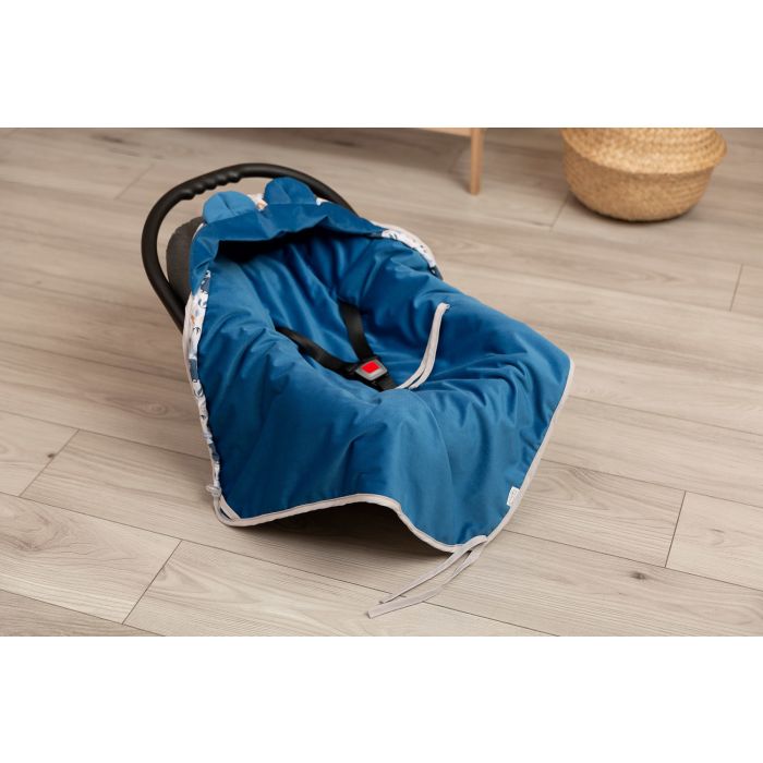 Autosēdeklīša guļammaiss "Dino" 90x90 cm