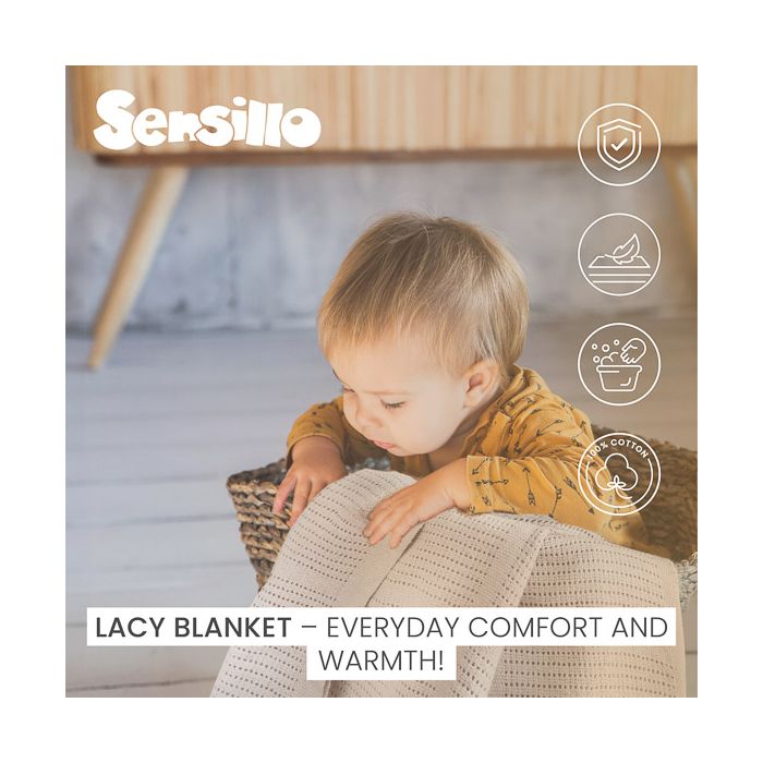 Bērnu sedziņa "Molly light pink" 110x70 cm 