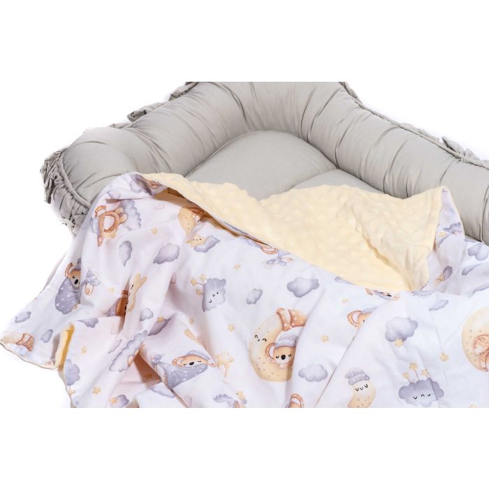 Bērnu pleds "Sweet Napping" 100x75cm  bēša krāsa