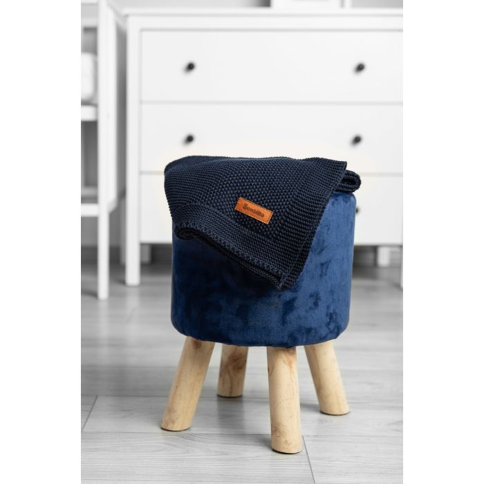 Megztas pledukas kūdikiui "Mama" iš medvilnės 100x80