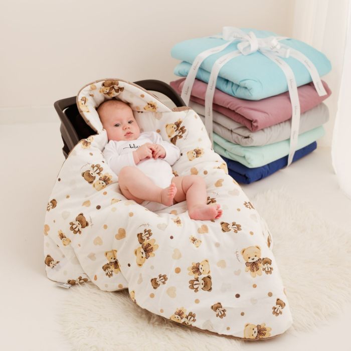 Autokrēsliņa guļammaiss "Petit" 90x90 cm