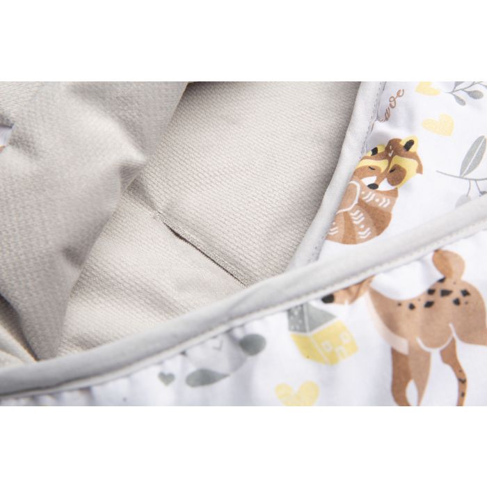 Autosēdeklīša guļammaiss "Forest life" 90x90 cm 