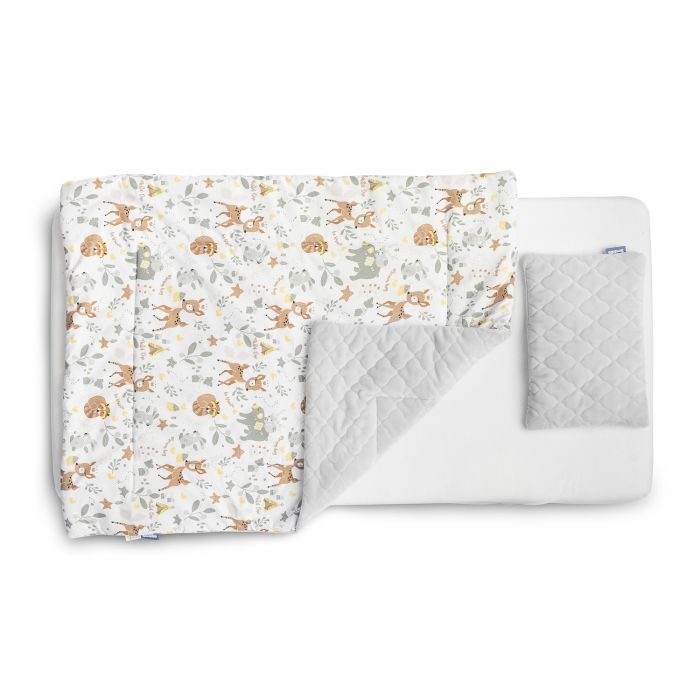 Pleds un spilvens zīdainim "Forest life" 