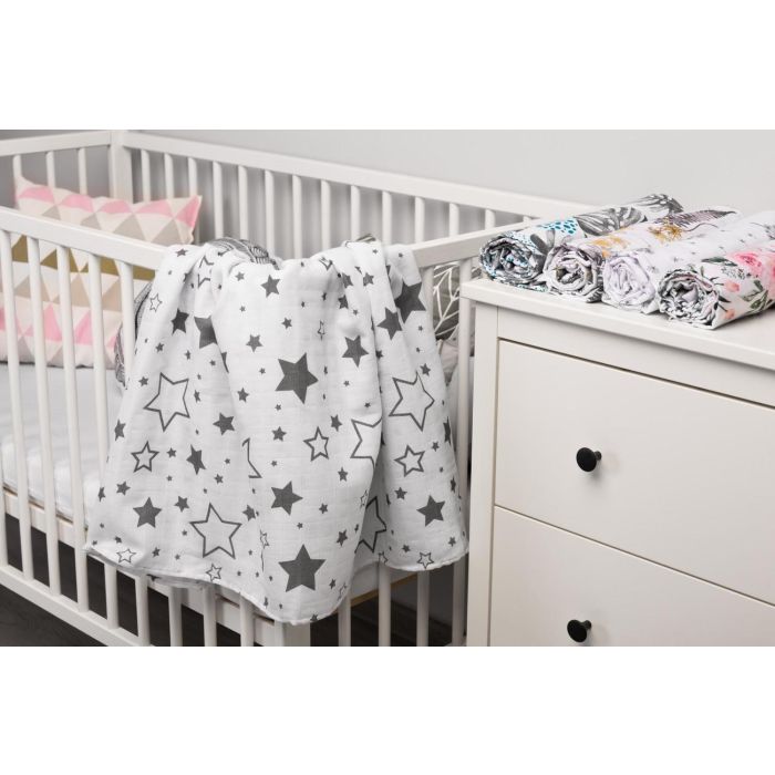 Muslina autiņi mazuļiem 120x120cm 1 gab. (izvēlies krāsu)