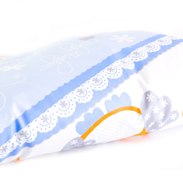 Ratiņu pārvalku komplekts "Saldus sapņus" zils
