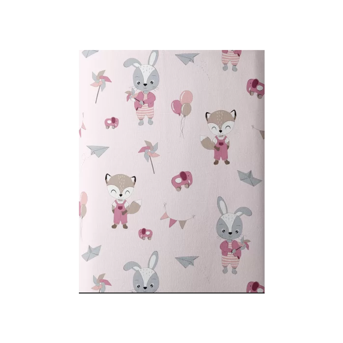 Kokvilnas palags ar gumiju šūpulītim 50x83 (izvēlies krāsu)