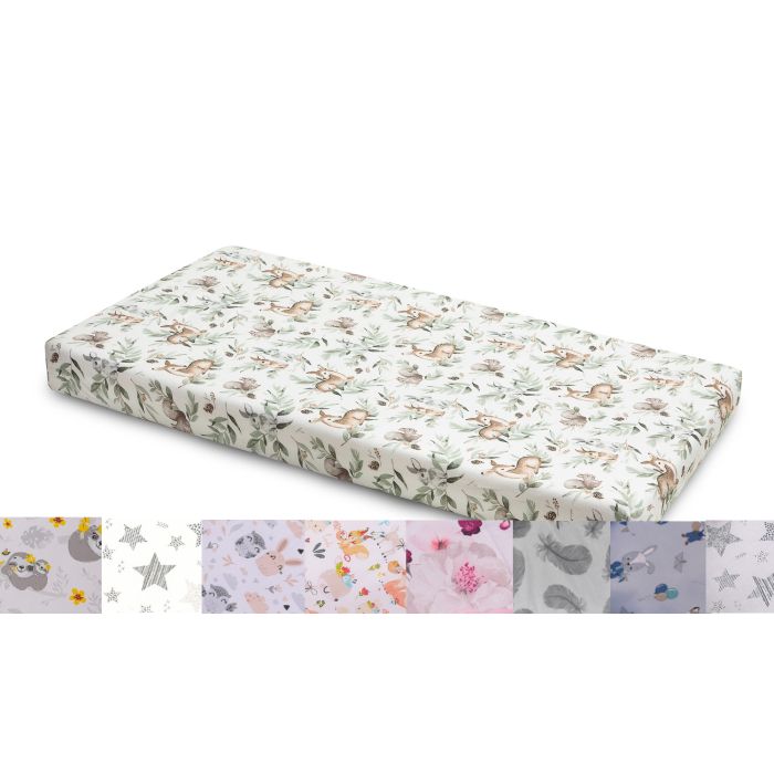 Kokvilnas palags ar gumiju šūpulītim 50x83 (izvēlies krāsu)