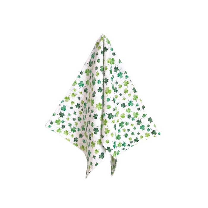 Marles autiņi ar zīmējumu 70x80cm "Clovers"