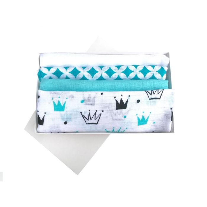 Kokvilnas autiņu komplekts "Princess Jasmine"