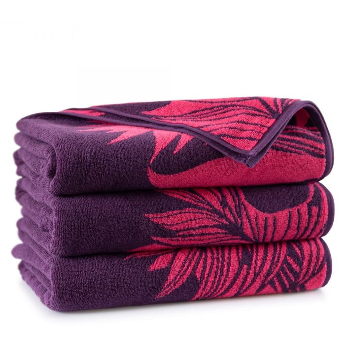 Dvielis (Ēģiptes kokvilnas) "Rio" 100x160 cm violets