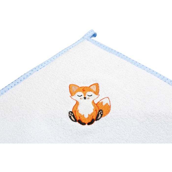 Dvielis ar kapuci "Red fox" 100x100cm 