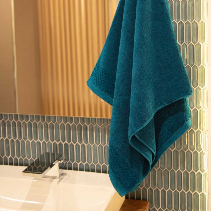 Dvielis (Ēģiptes kokvilnas) "Toscana" zils