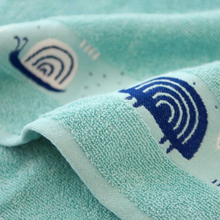 Dvielis  (Ēģiptes kokvilnas)  "Snail - the racer" 