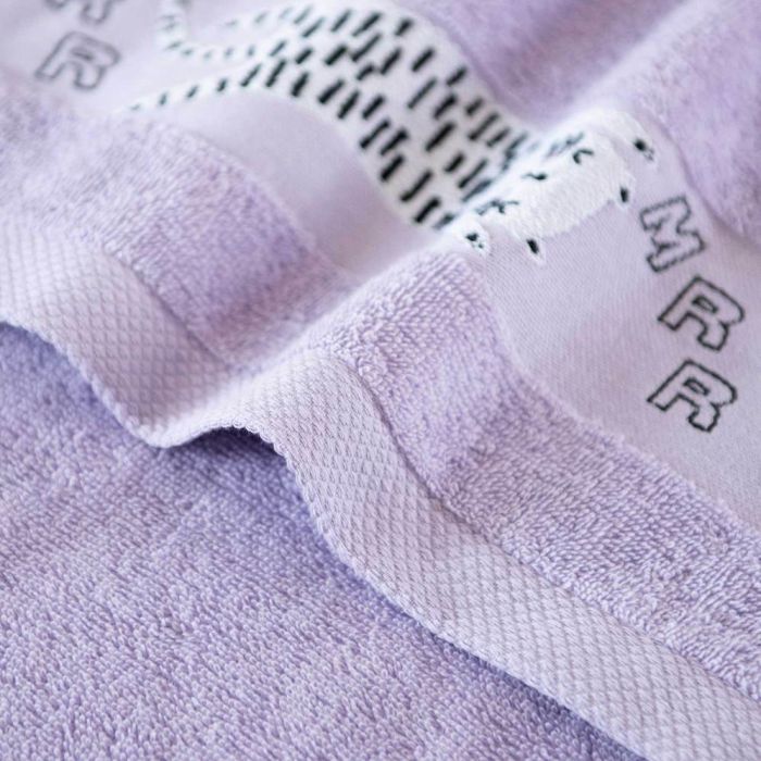 Dvielis bērniem (Ēģiptes kokvilnas) "Mufasa violet" 