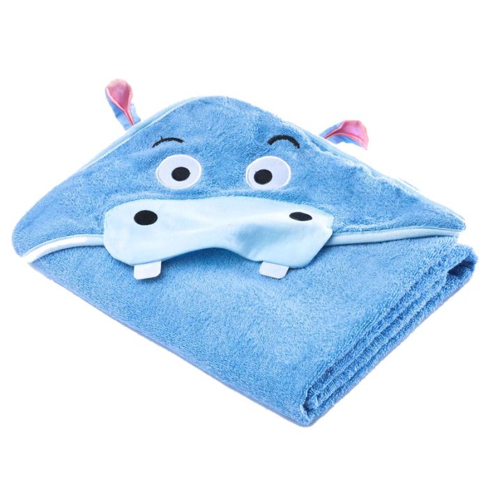 Rankšluostis kūdikiui su gobtuvu