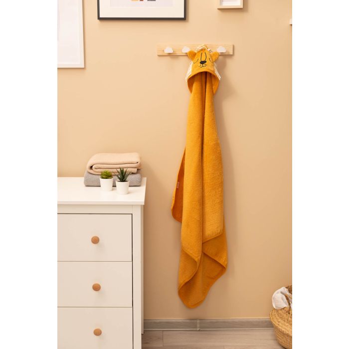 Dvielis mazulim ar kapuci "Lion" 90x90 cm