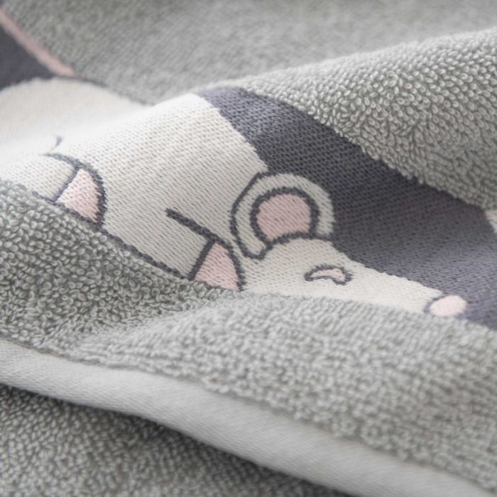 Dvielis  (Ēģiptes kokvilnas) "Mouse grey" 