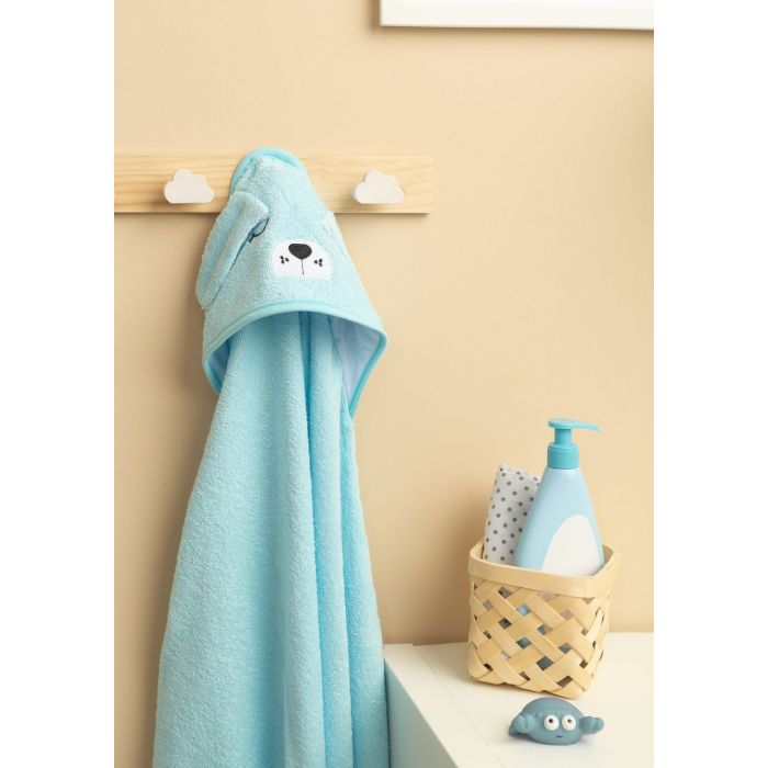 3D dvielis mazulim "Doggy" ar galvassegu 100x100cm "frotte"