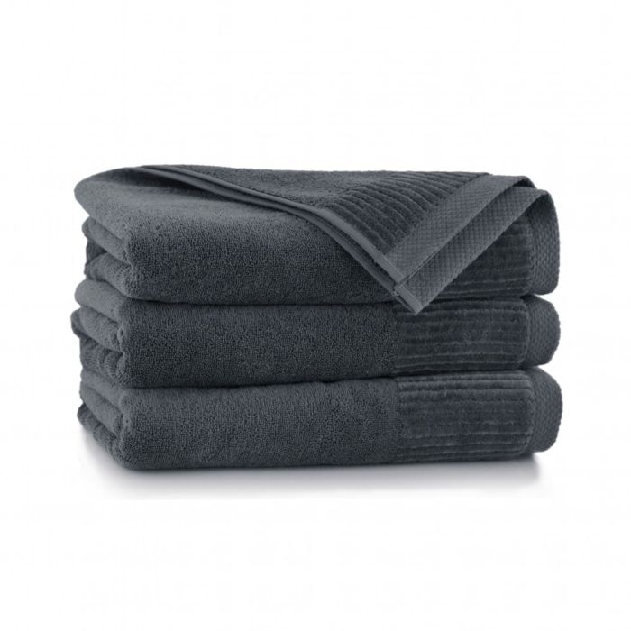 Dvielis (Ēģiptes kokvilnas) "Capri" pelēks