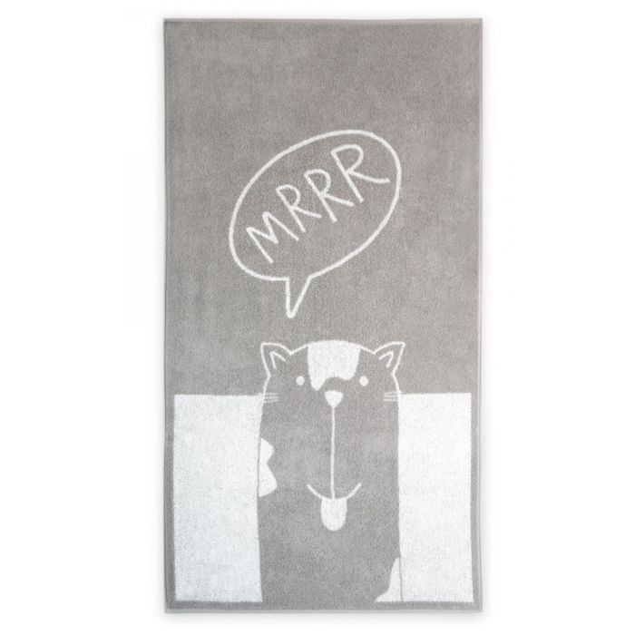 Dvielis (Ēģiptes kokvilnas)  "Mrrr" 130X70 cm 