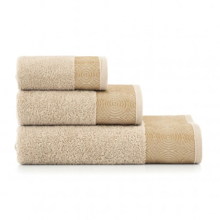 Dvielis (Ēģiptes kokvilnas) "Elipse" beige