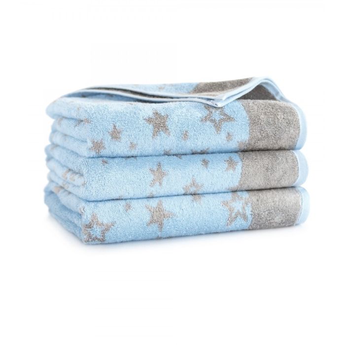 Dvielis (Ēģiptes kokvilnas) "Matas" 115x70cm zils