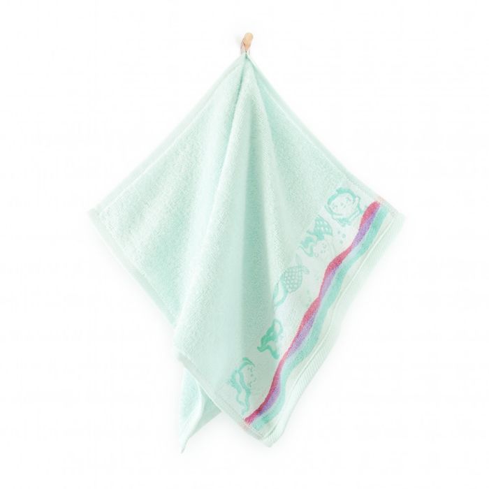 Dvielis bērniem (Ēģiptes kokvilnas) "Mermaid turquoise"