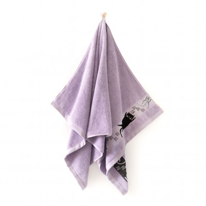 Dvielis bērniem (Ēģiptes kokvilnas) "Mufasa violet" 