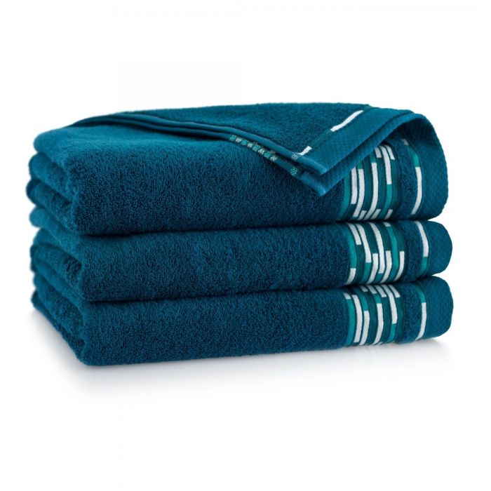 Dvielis (Ēģiptes kokvilnas) "Sardinia" 140x70cm zils