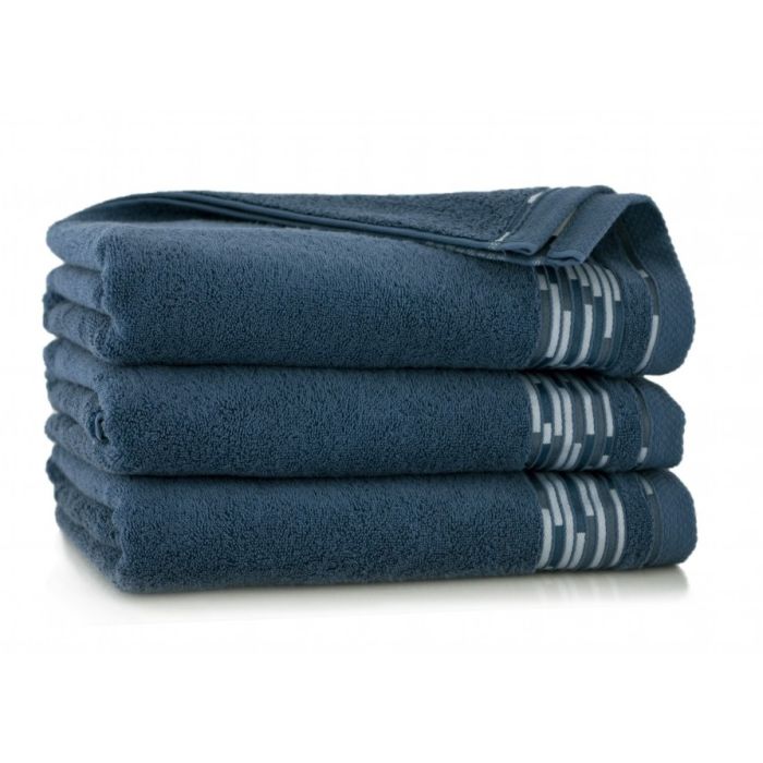 Dvielis (Ēģiptes kokvilnas) "Sardinia" 140x70cm zils